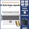 Button style double-layer+handbag