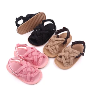 Hemp Rope Weaving Design Unisex Toddler Baby Newborn Boys and Girls Sandals