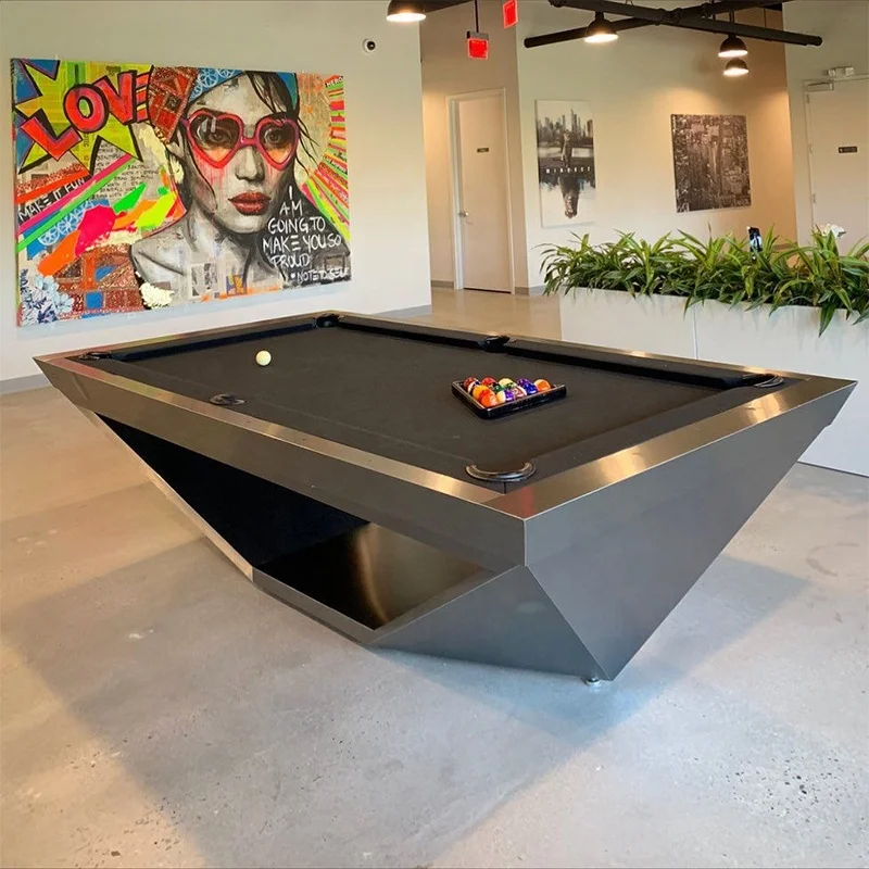 High Quality Billiards Designs Slate Bed Pool Billiard Table for Sale Factory Custom Modern 7ft 8ft 9ft Luxury Billiard Table