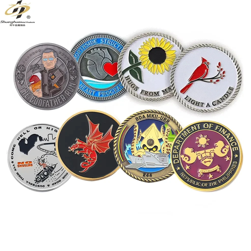 Factory Stamping Dies Challenge Coin Custom Logo Metal Engravabl Gold ...