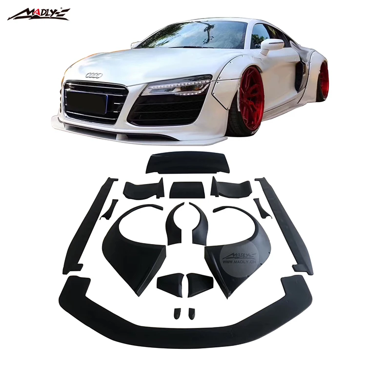 Lb Style Frp Carbon Fiber Wide Body Kit For Audi R8 Body Kits For Audi R8 Wide Body Kits V8 V10 Buy Body Kits For Audi R8 R8 Wide Body Kits For Audi