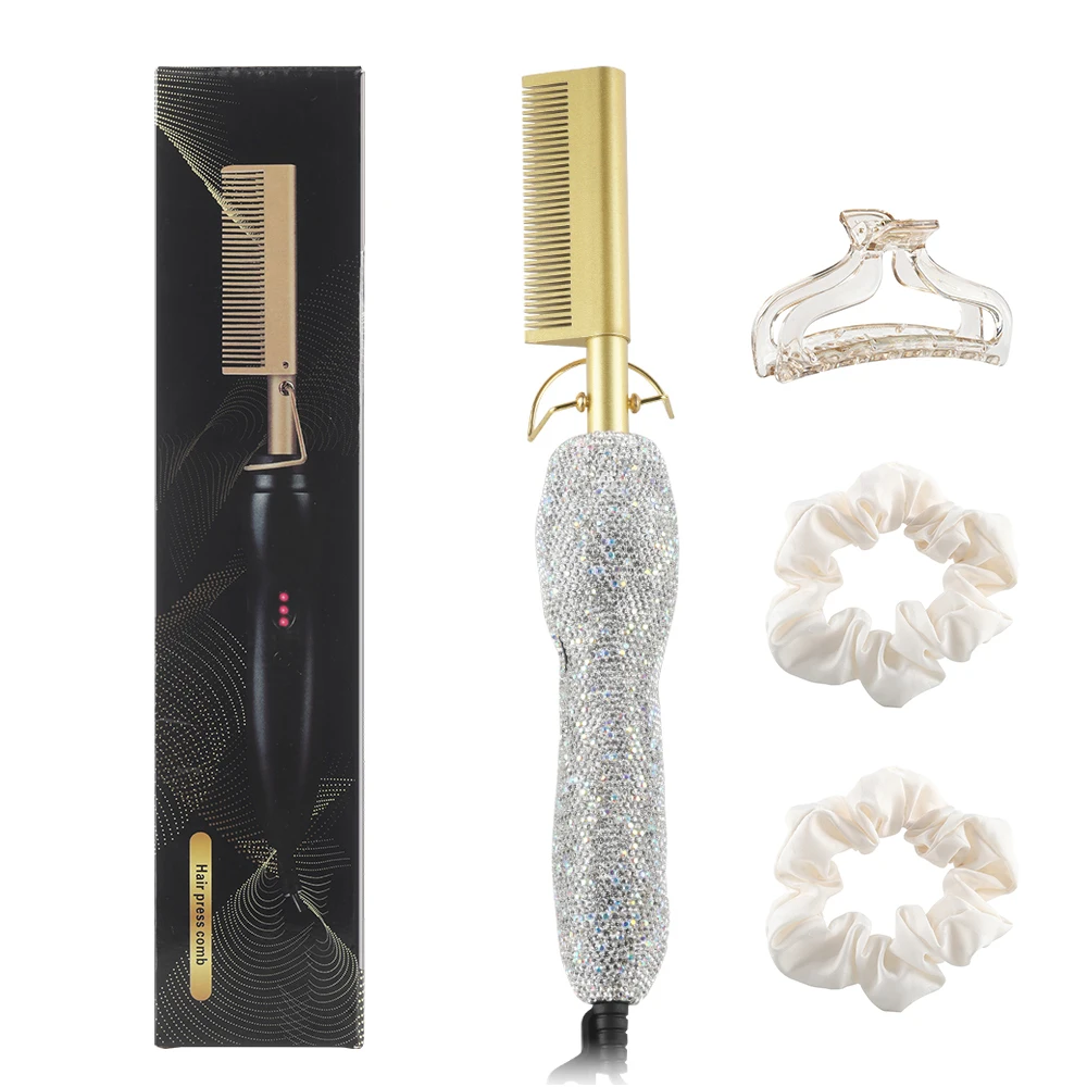 Electric Comb Afro Hot Pick Comb Hair Styling Electric Hot Pick Afro Comb Custom Spaceballs “hair Pick” Comb  Style Desert Scene