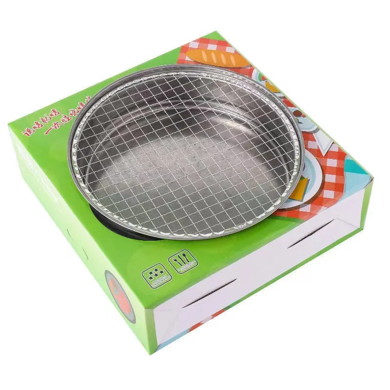 Portable Mini Disposable Charcoal Grill Household No Clean Gas Grill