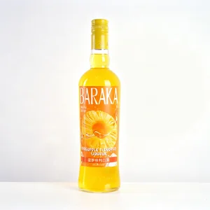 FASTKING Fast Delivery Pineapple Liqueur Cordial 700ml Bottle 20% Alcohol Fruity Flavor Urgent Bulk Beverage Supply