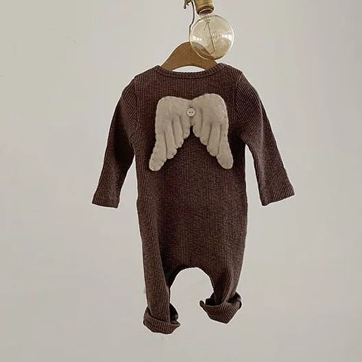 Recién Nacido Bebé Niño Niña Mameluco De Manga Larga De Algodón De Ala De  Ángel Diseño Jumpsuit - Buy Ropa De Bebé Niño,Ropa De Bebé Recién  Nacido,Mameluco De Bebé Product on Alibaba.com