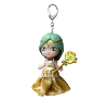 Gold Princess with fabric dress