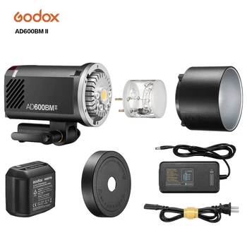 NEW Godox AD600BMII 600Ws TTL HSS Outdoor Flash Li-on Battery with Built-in Godox 2.4G Wireless X System for Photography Studio product image