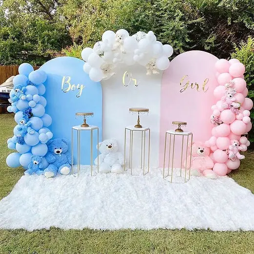 Baby Gender Reveal Party Wall Background Backdrop Decorations