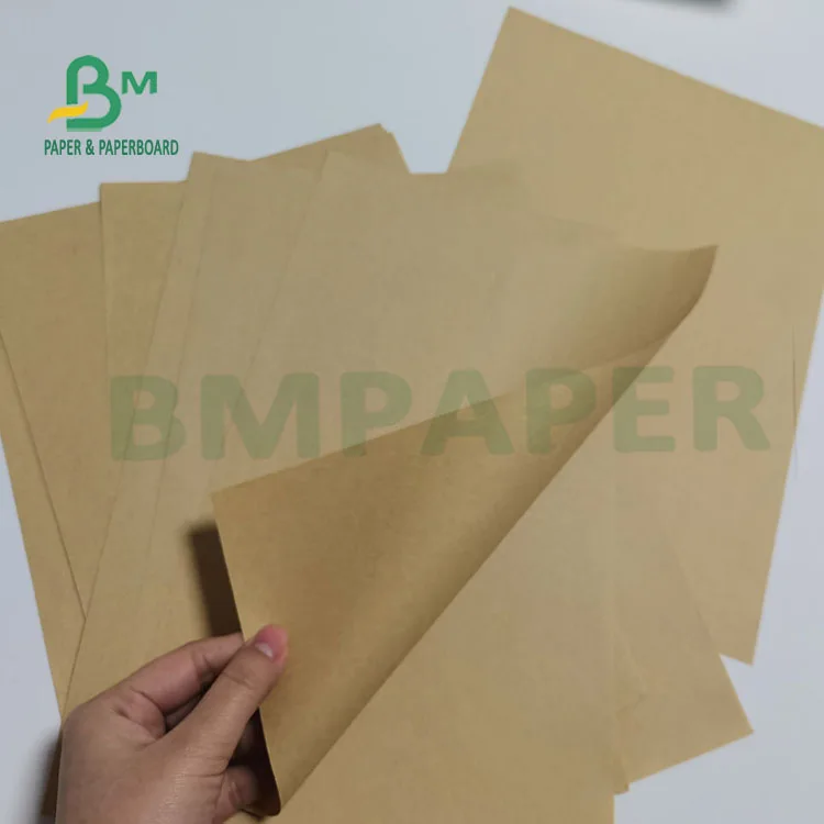 70gsm Extensible Cement Bag Paper Unbleached Kraft Rolls 1020mm 510mm