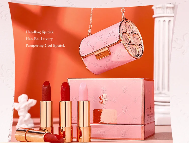 New Private Label Nude Matte Lipstick Set 4pcs Longlasting Wear Non