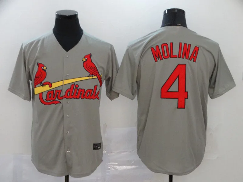 Wholesale St. Louis 1 Ozzie Smith 4 Yadier Molina 28 Nolan Arenado 46 Paul  Goldschmidt Jersey Cardinals S-3xl Stitched Baseball Jersey From  m.