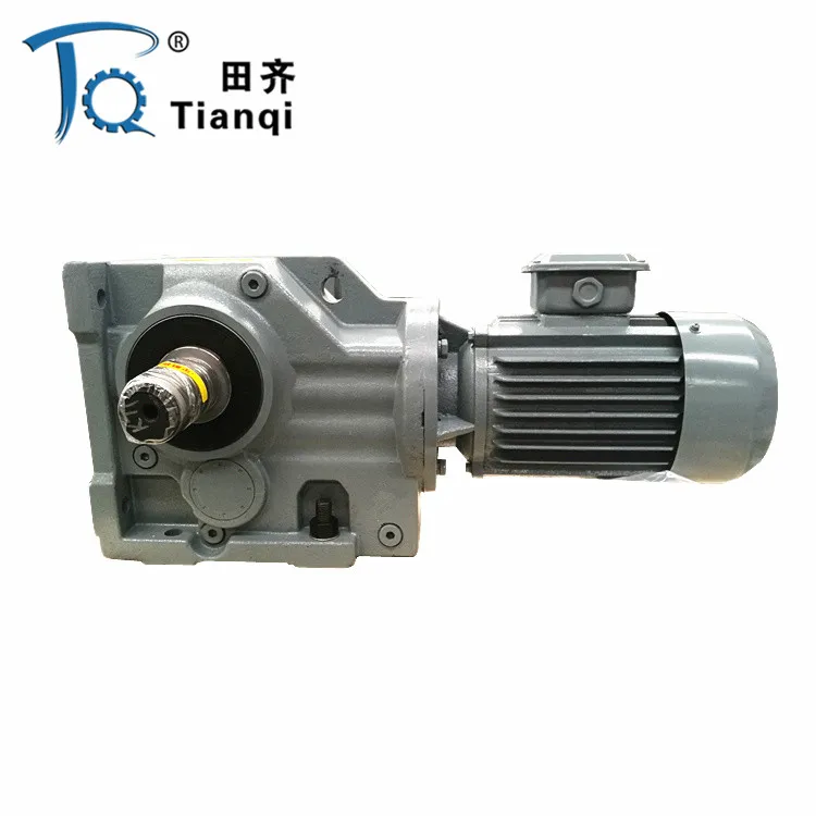 3 Phase 2 hp 90 Degree Helical Bevel Geared Electric Motor Reducer 110V 220V 380V