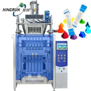 Multi-function Full Automatic 4 lanes Liquid Packing Shampoo Ketchup Sauce Sachet Liquid Packing Machine