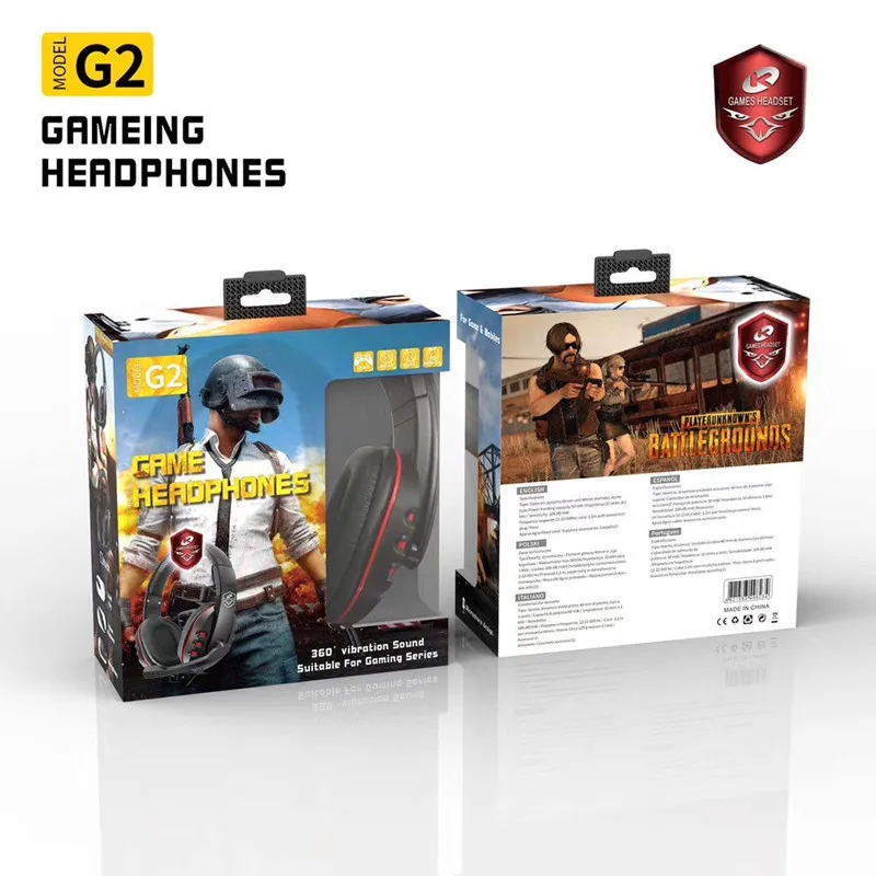 Airox G2 Gaming Handsfree For PUBG Dual Mic Noise –