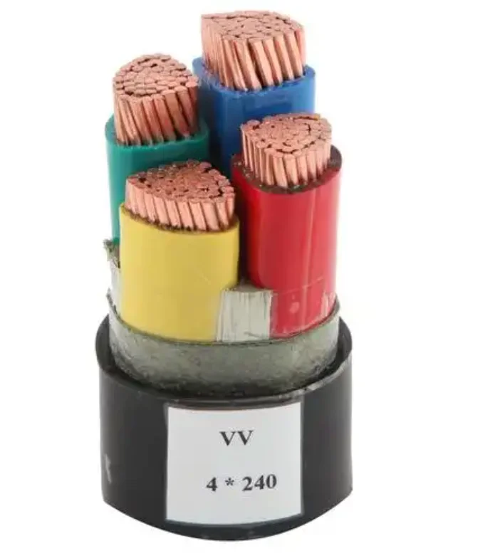 0,6/1KV VV/VVR Cable 4x95 + 1x50 mm2 PVC aislado PVC forrado cable de alimentación