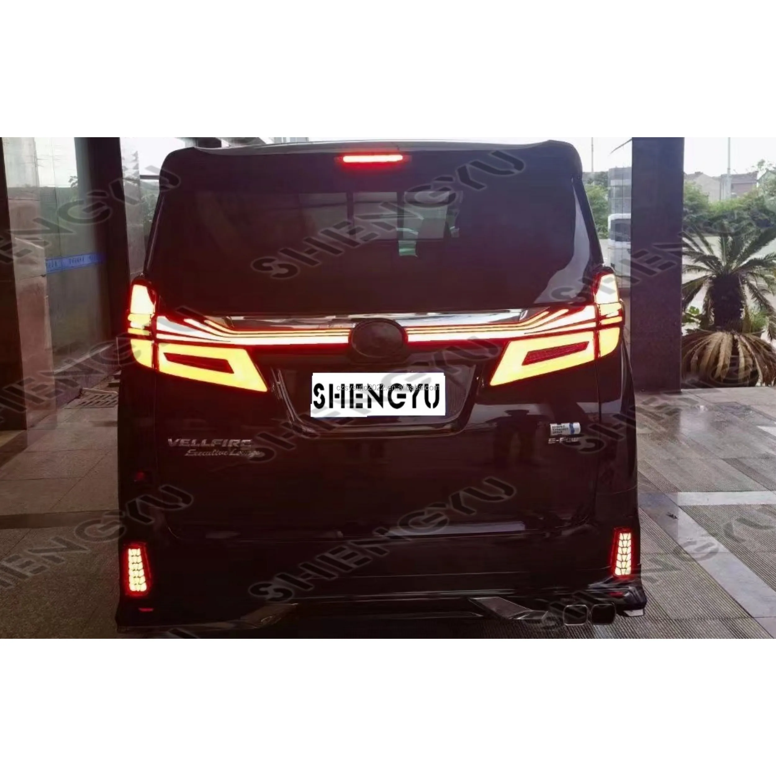 Body Kit For Toyota Vellfire 2015-2023 Year Upgrade To Devil Eye Model ...