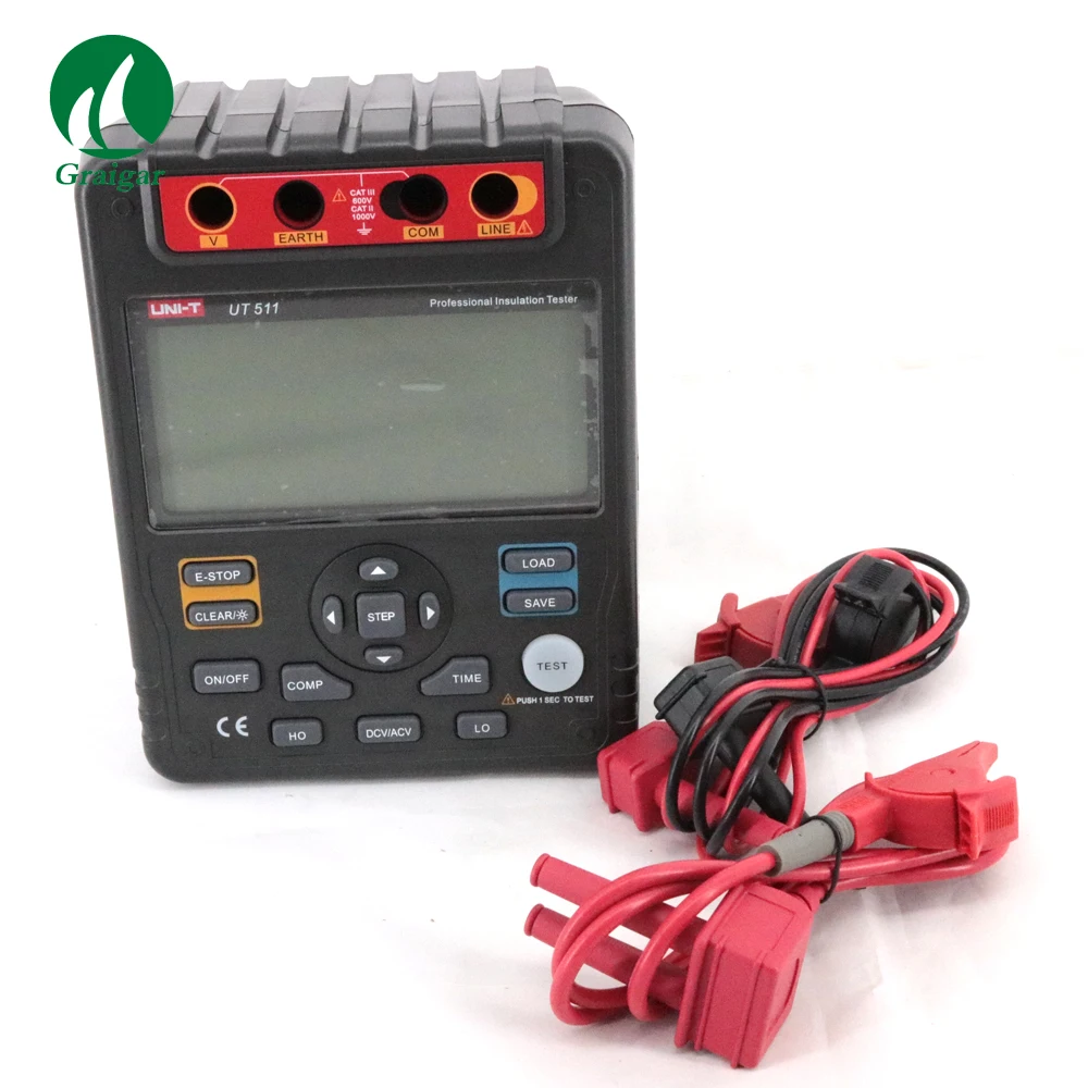 Unit Ut511 Digital Insulation Resistance Tester Ohmmeter Voltmeter