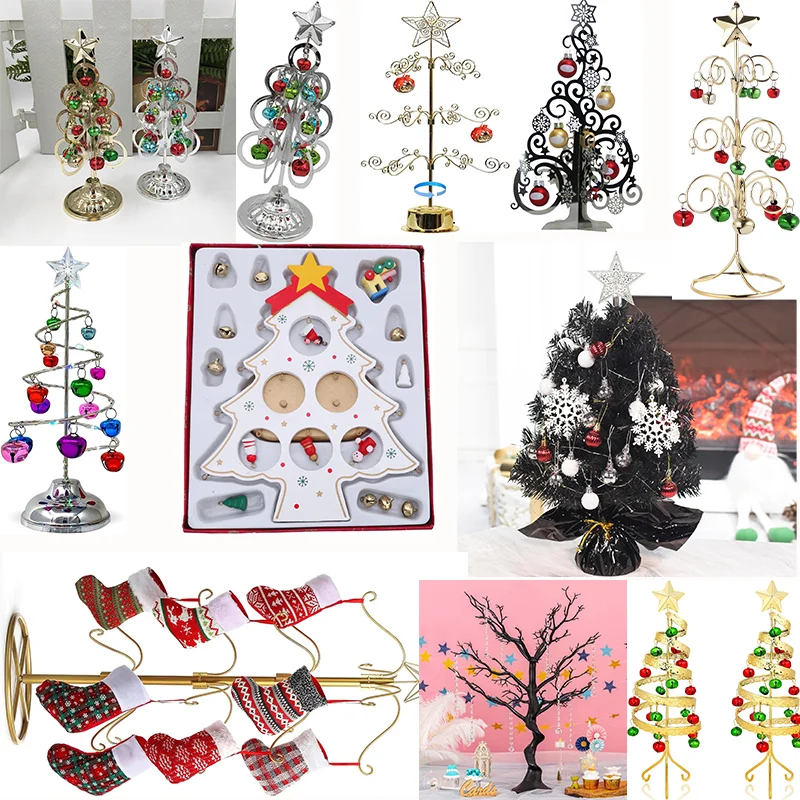 Christmas Metal Ornament Display Decorative Tree Christmas Ornaments