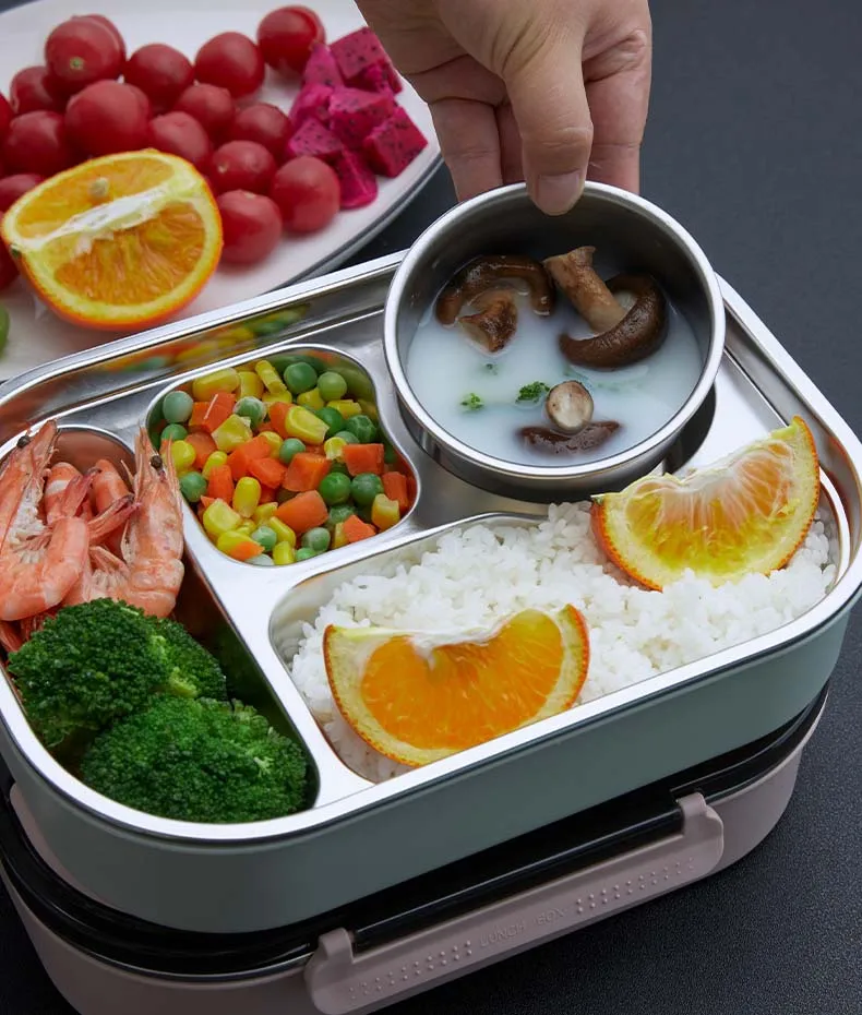 Wholesale Sealed Leakproof Lunch Box Stainless Steel 304 Lunch Bento