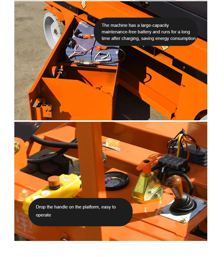 Songmao 6m25m Mobile Electric Scissor Lift Scaffolding Hydraulic