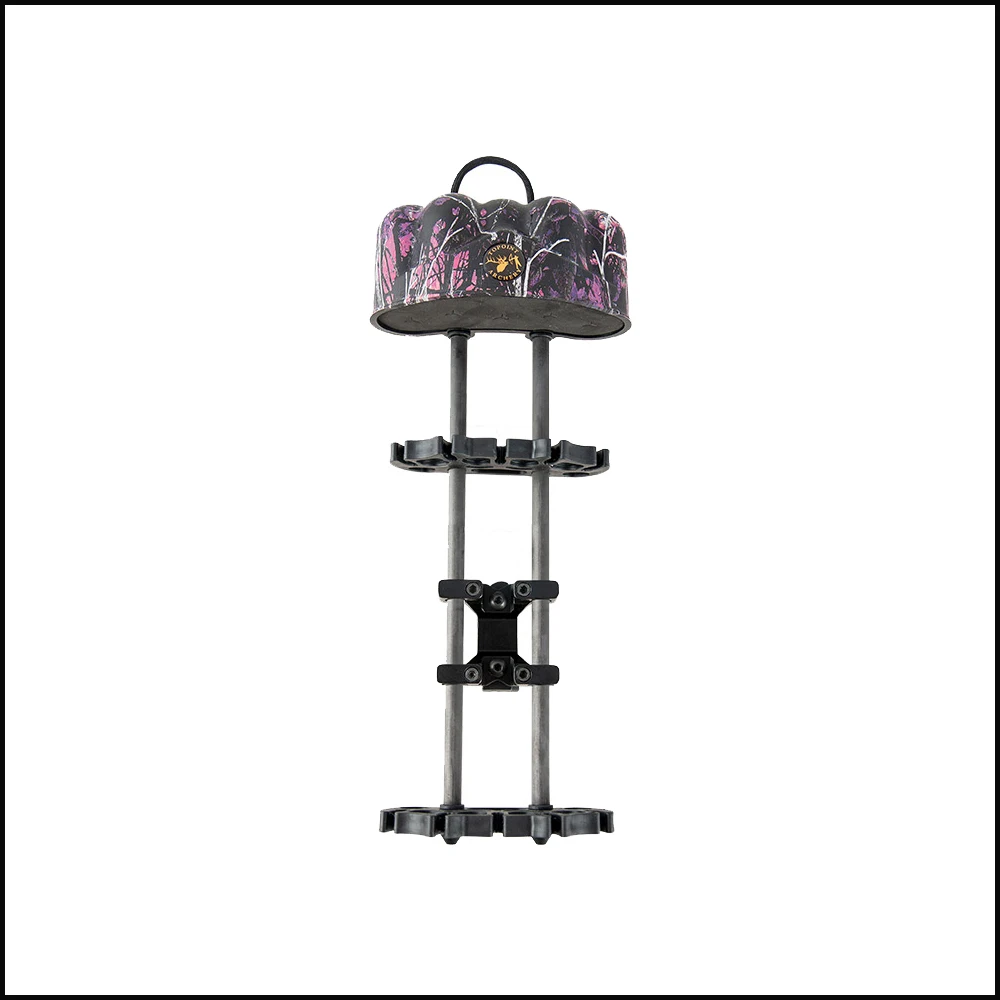 Faretra Per Balestra E Frecce - Porta Frecce In ABS E Gomma, 30x14 Cm, Antirumore, Supporto Regolabile