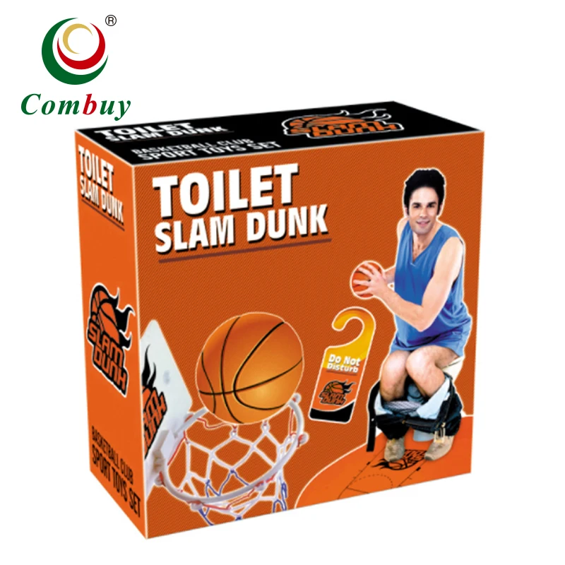 toilet basketball set