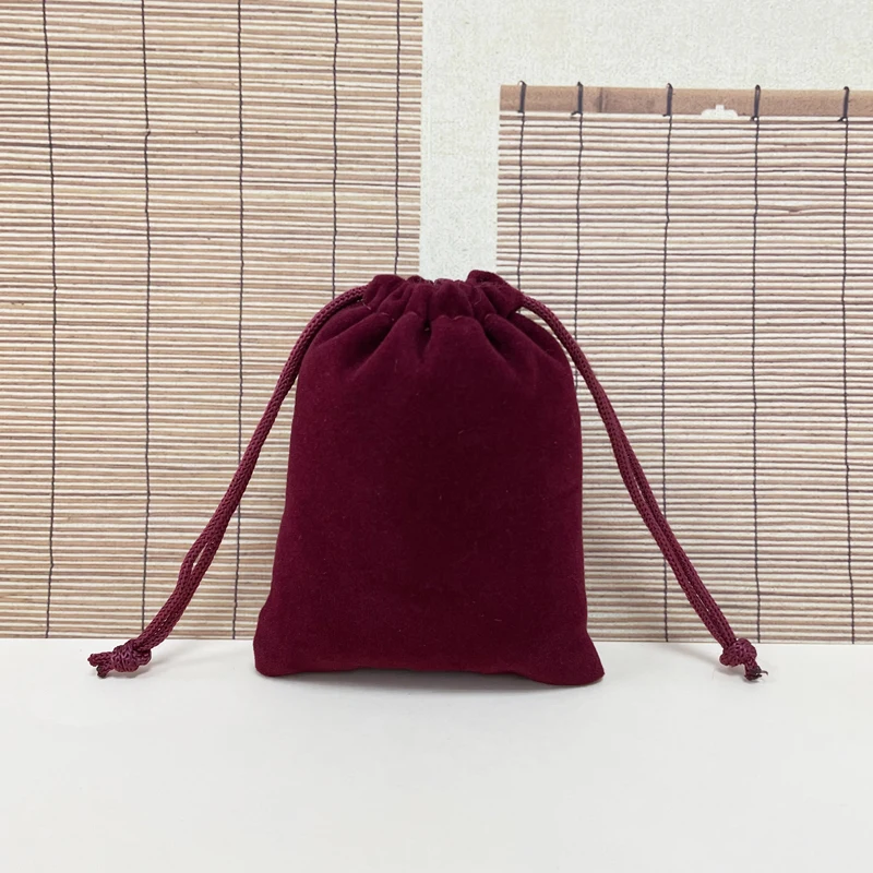 Wholesale Cash Commodity Small Velvet Jewelry Drawstring Packaging