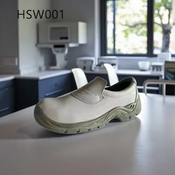 ZYF,Kuwait Market Beverage Production White Safety Shoes with Steel Toe Drug Inspection Sterile Production Security Shoes HSW001