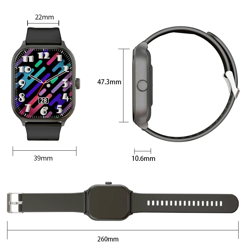 Factory Original Reloj Smart Watch X8 Dafit BT Calling Music Player IP68 Waterproof Sports Mode Men Watches X8 Smartwatch Watch