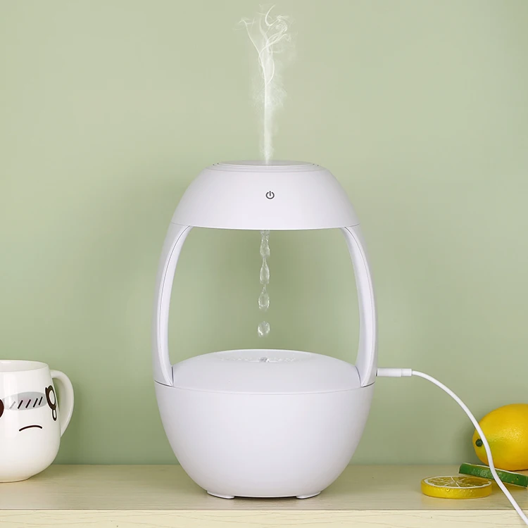 Anti Gravity Water Drop Aroma Diffuser Single Arm New Design Anti-gravity Air Humidifier Yoga Diffuser