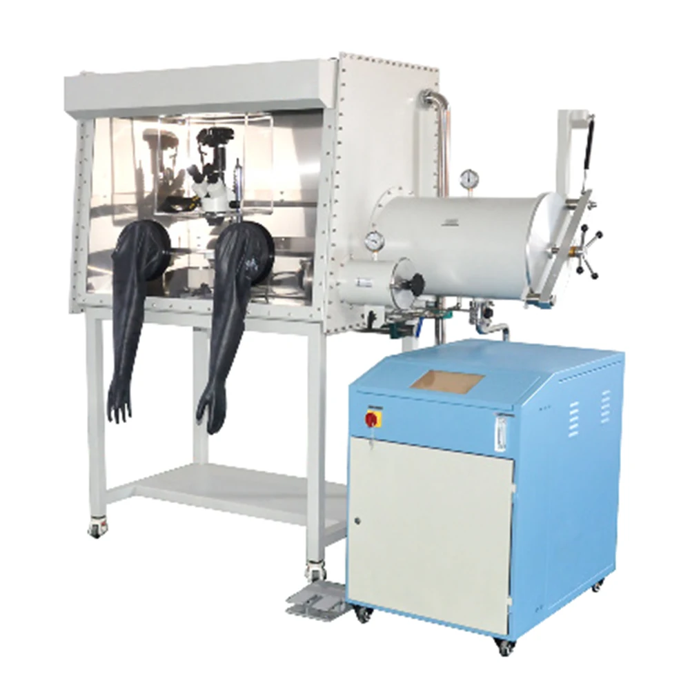 Glovebox with Microscope