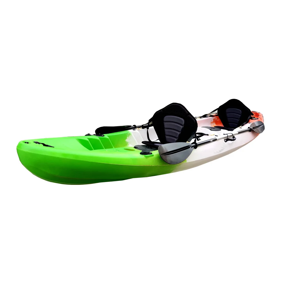HDPE Cheap Plastic  Kajak Par 2 Person Recreational Fishing Kayak M2 for Sale