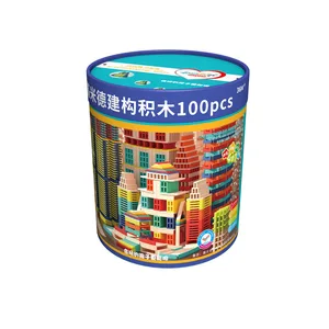 Danigi Archimedes Animals & Nature Theme 40-Piece Children's Construction Building Blocks DIY Stick Toys