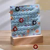 Ring perpetual calendar light blue [without stickers]]