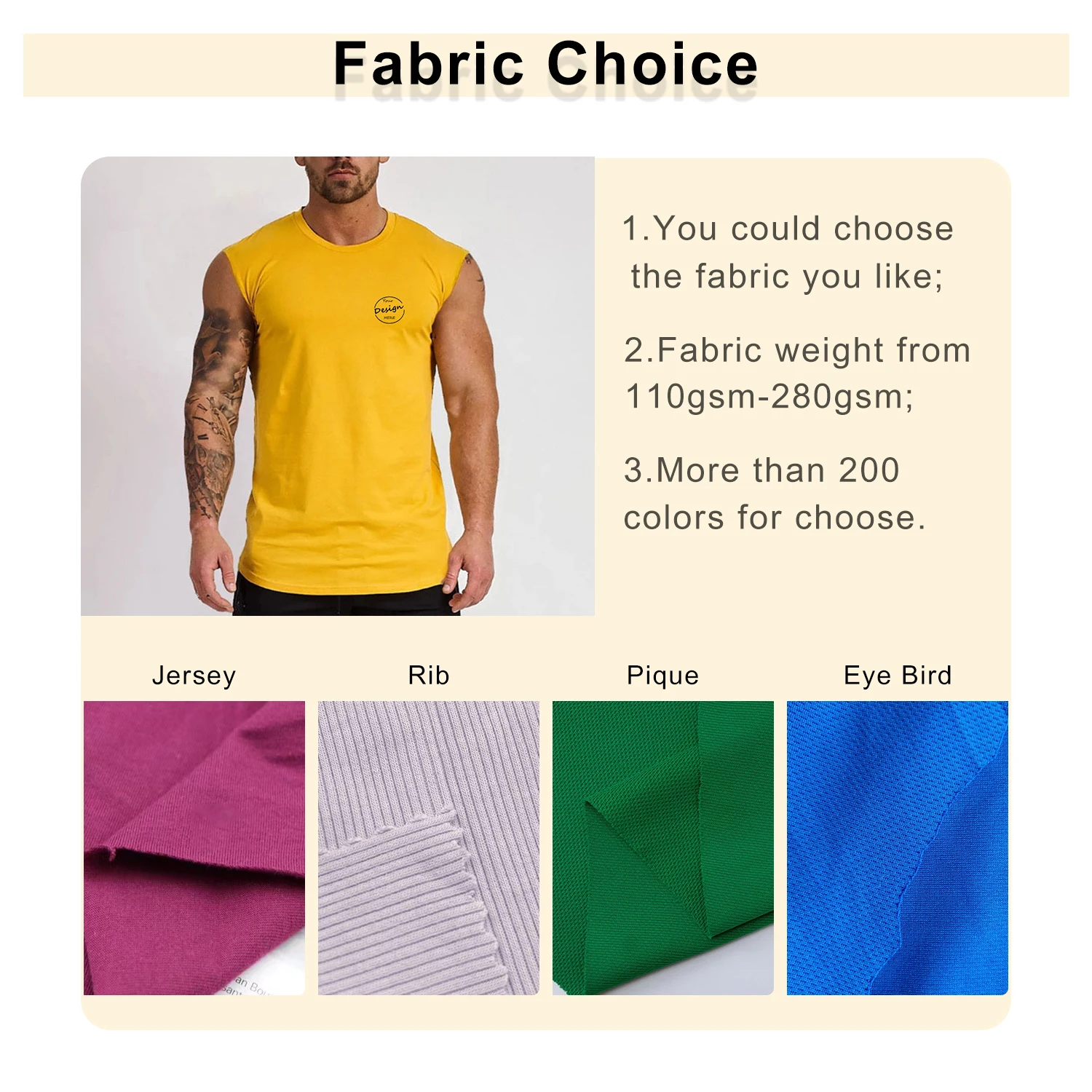 JL0520C OEM Fitness Mens Gym Tank Top Workout Training Sleeveless Men’s T Shirts Plain Print Stringer Tank Top Bodybuilding