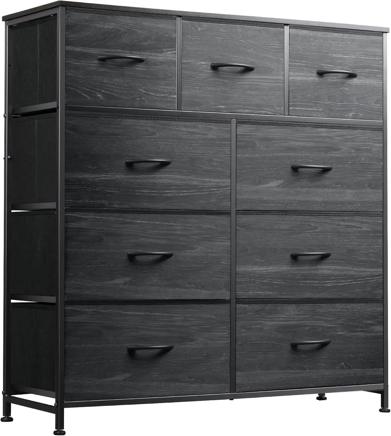 modern black tall dresser Bari 34