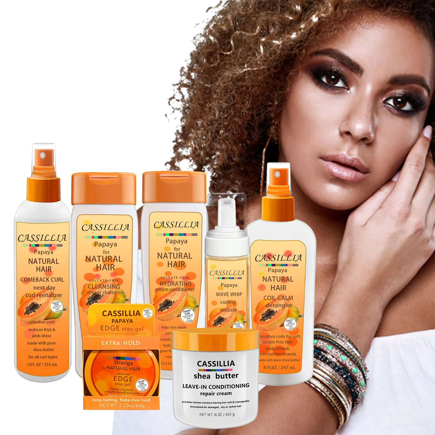 Cassillia Oem Odm Wholesale Hair Care Products For Black Women Private