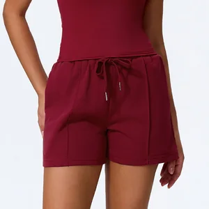 High-Waist Sporty Fitness Running Shorts with Pockets Versatile Breathable Loose Casual Cycling Shorts