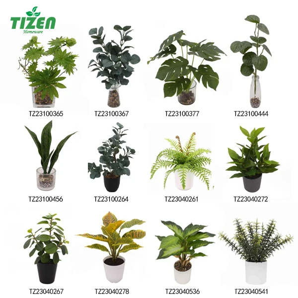 potted outdoor artificial plants