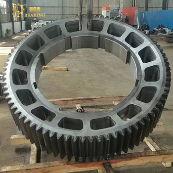 Professional factory customized high quality big Ball Milling mill Machine large Gear Ring Girth Gear for drawing