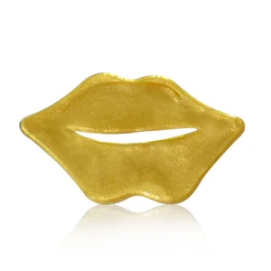 Private Label Custom Lip Plumping Mask 24k Gold Crystal Collagen Lip Sleeping Mask Patch Manufacturer