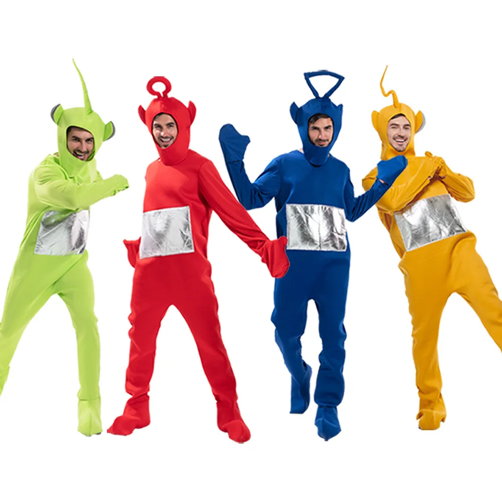 New cartoon characters Teletubbies costumes Halloween party funny