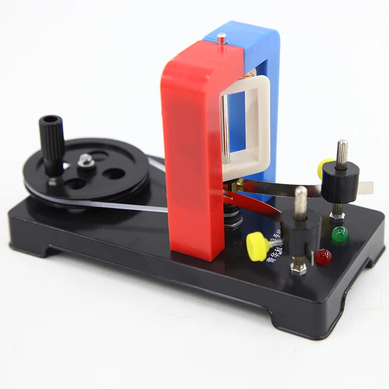 
Оборудование для физической лаборатории, ручной генератор с кривошипом, электрическая техника, демонстрация стебля, обучение 