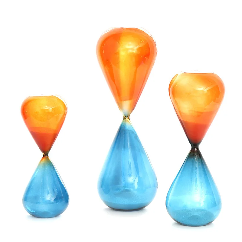 Nordic creative glass time timer ornaments student personality gift decoration