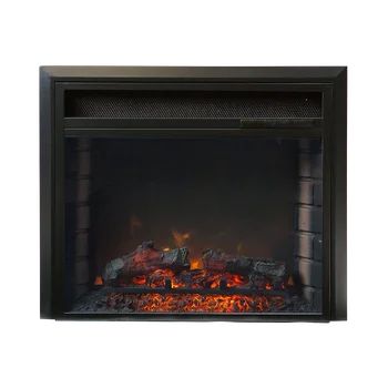 26 Inch Chimenea Electric Recessed Insert Decor Electric RV Fireplace Heater Indoor Electric Fireplace with Remote Control