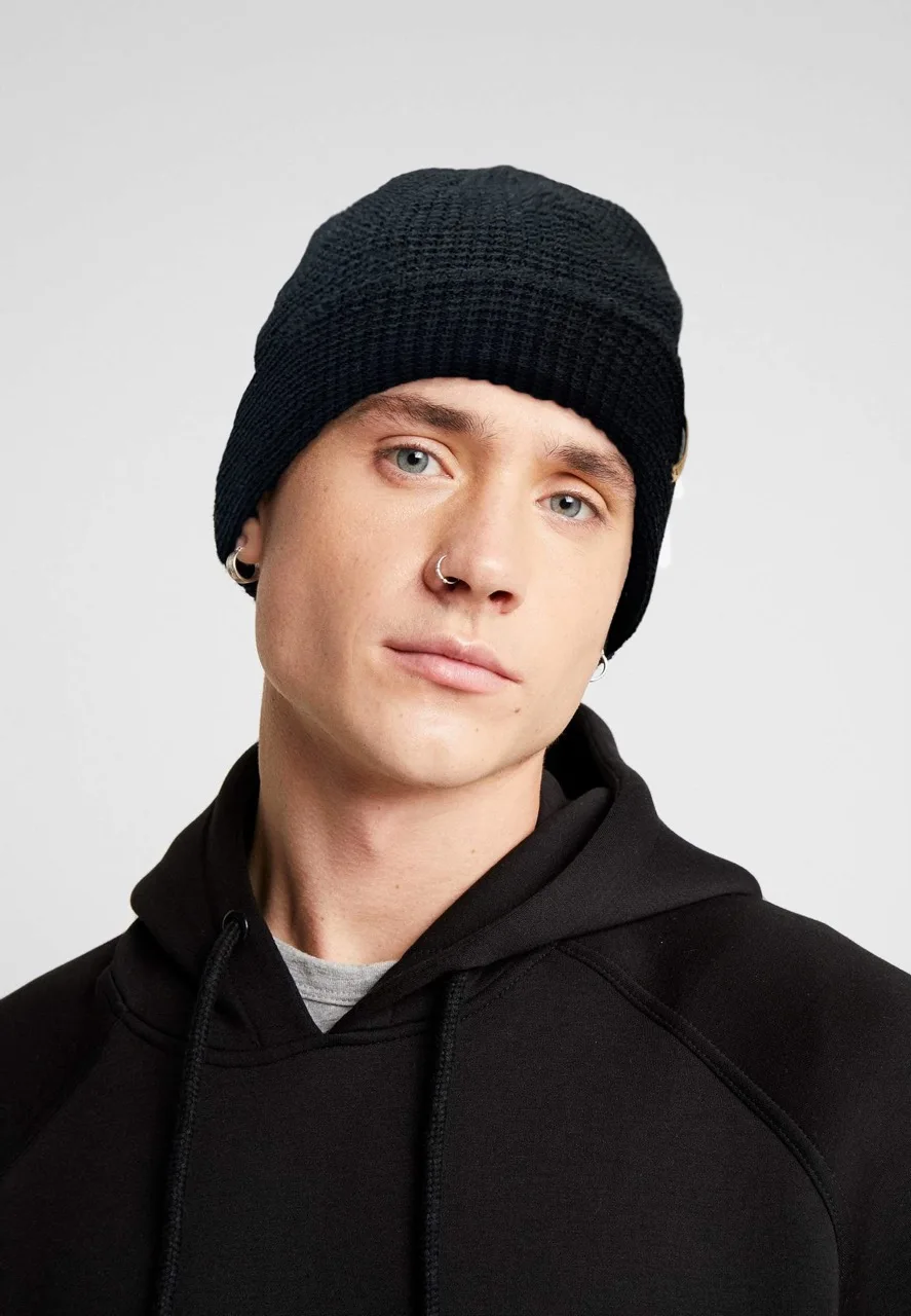 Fashion Mens Blank Multicolor Winter Hat Knit Beanie Custom Logo