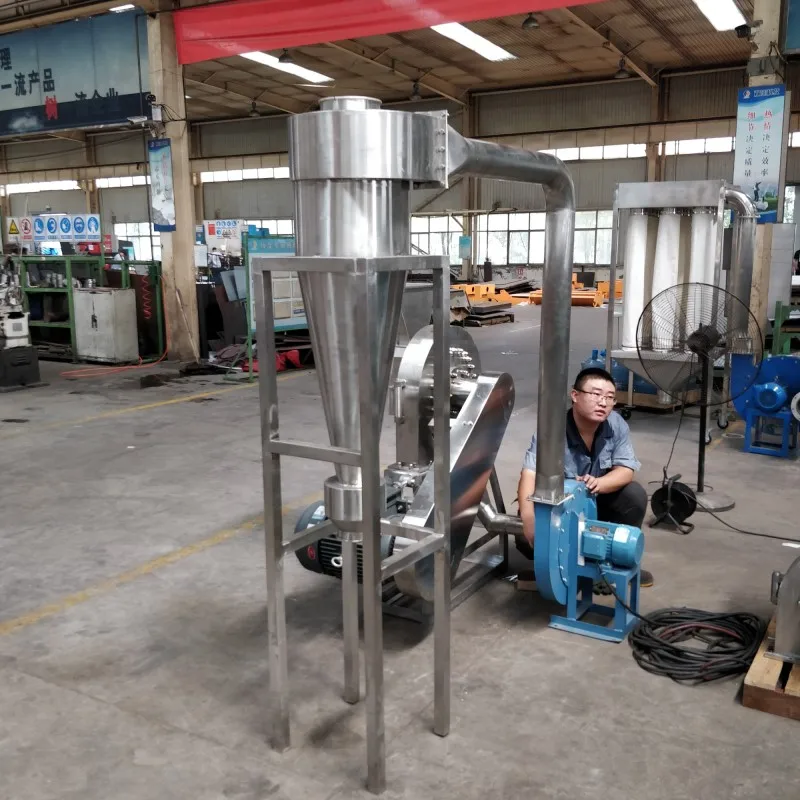 Cyclone Philippines Cocoa Beans Grinder Leaf Grinder Leaves Tomato Grinding Machine Spice Mill Pulverizer