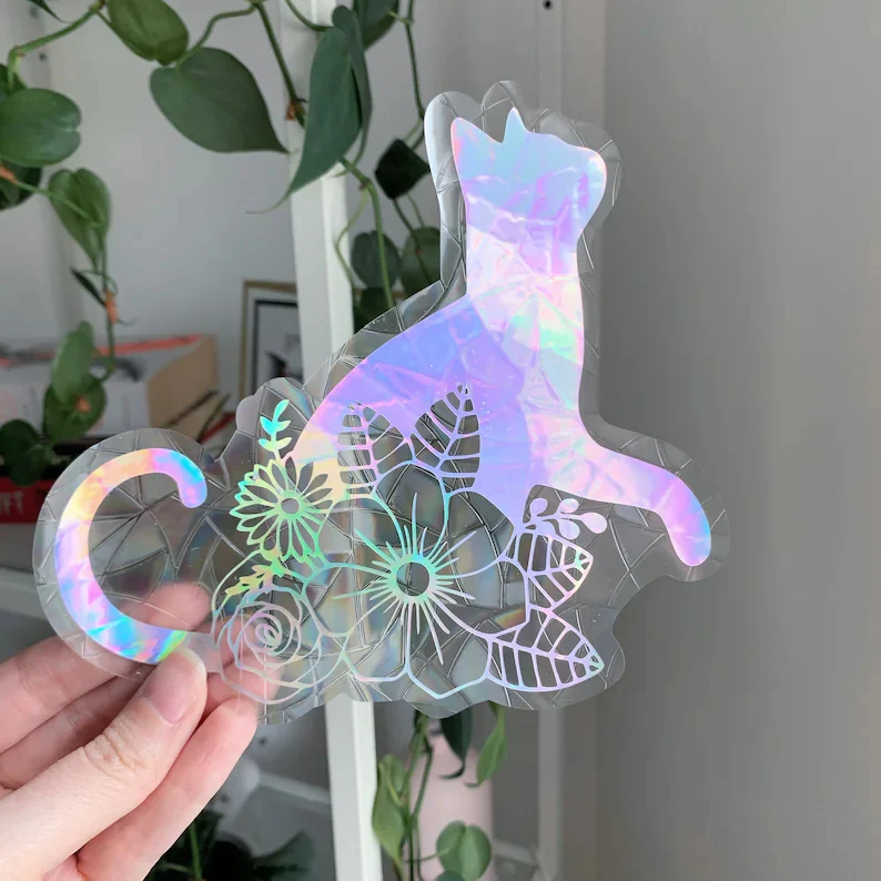 Ready Stock Rainbow Maker Sun Catchers Sticker Christmas Window Decor Suncatcher Stickers