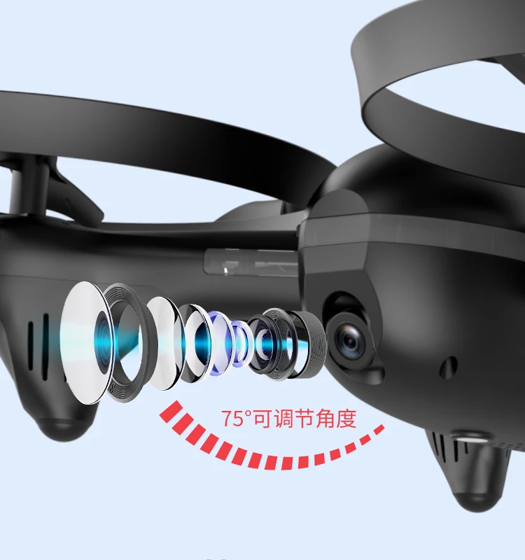 DWI Dowellin 2.4G 4 Axis Gyro RC Quadcopter Dropship Drones With HD Camera