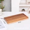 Small rectangular acacia wood bag (without lid)